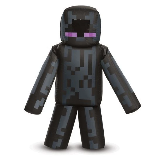 Kids Minecraft Inflatable Enderman Costume 3 Kids Minecraft Inflatable Enderman Costume