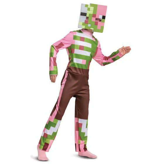 Kids Minecraft Zombie Pigman Costume 3 Kids Minecraft Zombie Pigman Costume