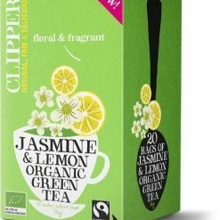 Clipper Jasmine & Lemon Organic Green Tea 20 Tea Bags