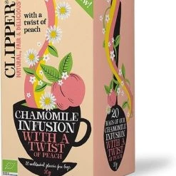 Clipper Chamomile Infusion With A Twist Of Peach 20 Tea Bags