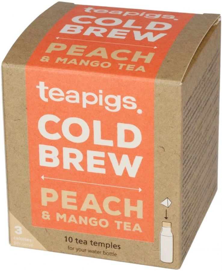 Teapigs Cold Brew Peach & Mango, 10 Tea Bags 3 Teapigs Cold Brew Peach & Mango, 10 Tea Bags