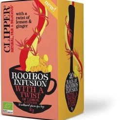 Clipper Rooibos Infusion With A Twist Of Lemon & Ginger 20 Tea Bags