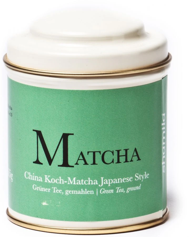 Shamila Chinese Matcha, Japanese Style 65 G Tin 3 Shamila Chinese Matcha, Japanese Style 65 G Tin