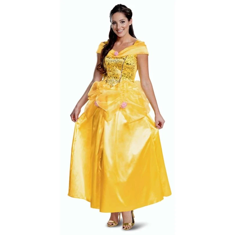Women's Disney Belle Classic Costume Official 3 Women's Disney Belle Classic Costume Official