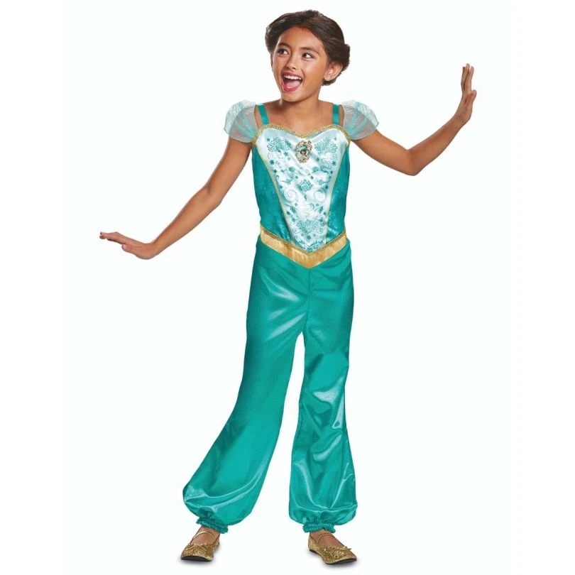 Kids Disney Princess Jasmine Classic Costume Aladdin Official 3 Kids Disney Princess Jasmine Classic Costume Aladdin Official