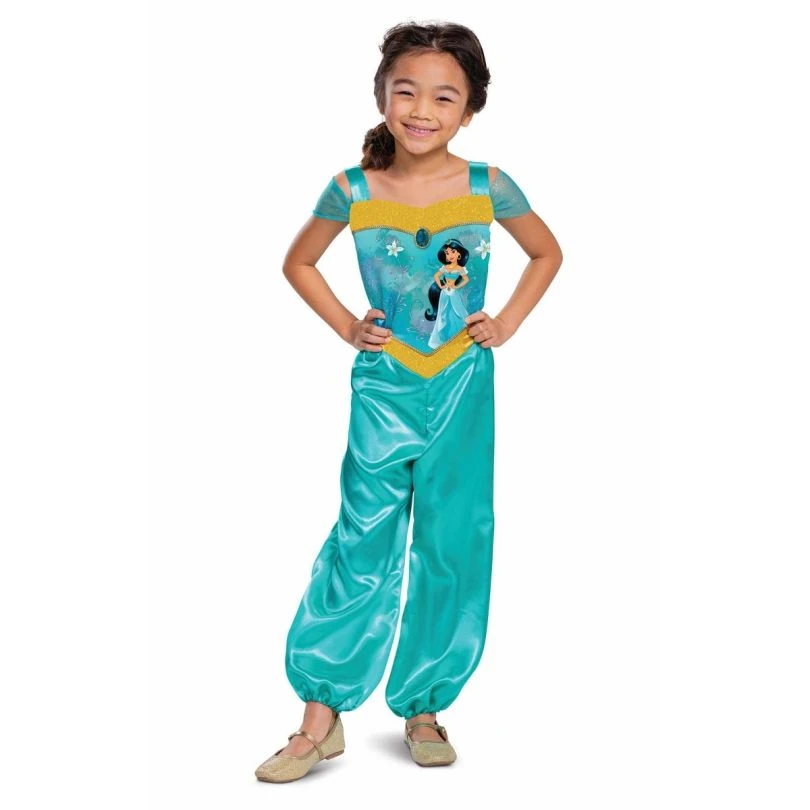 Kids Disney Princess Jasmine Standard Costume Aladdin Official 3 Kids Disney Princess Jasmine Standard Costume Aladdin Official