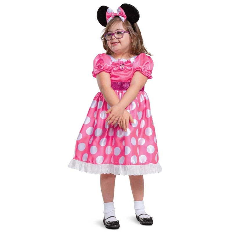 Kids Disney Minnie Mouse Pink Adaptive Costume 3 Kids Disney Minnie Mouse Pink Adaptive Costume