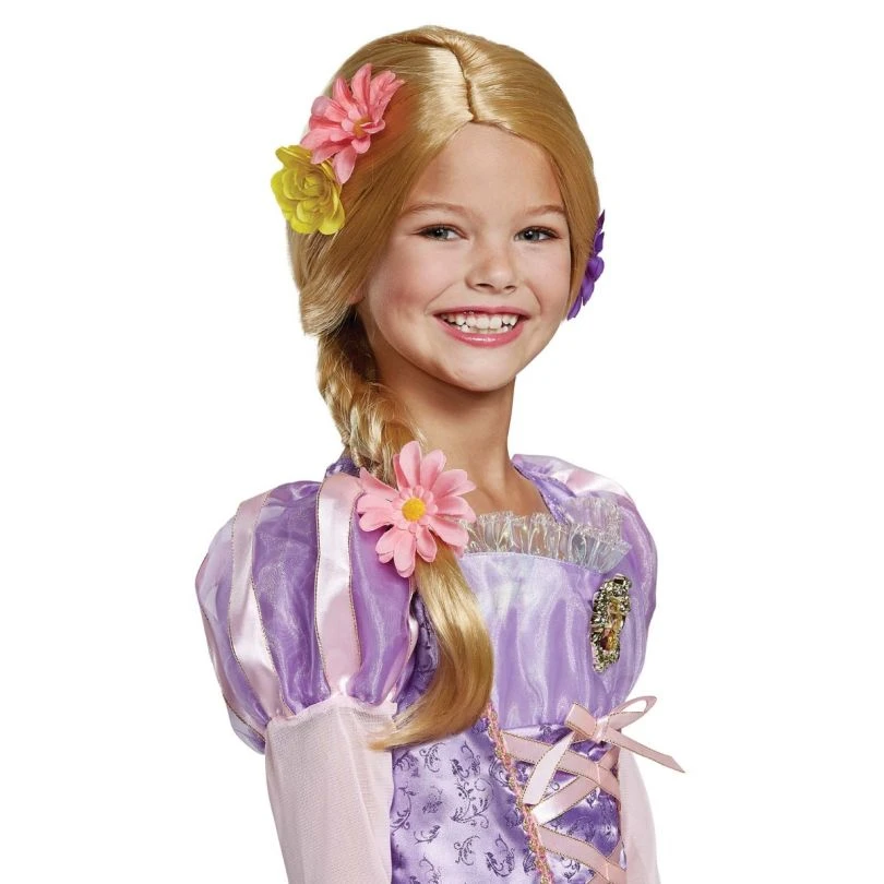 Kids Disney Princess Rapunzel Costume Wig 3 Kids Disney Princess Rapunzel Costume Wig