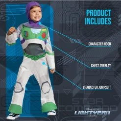 Kids Disney Buzz Lightyear Space Ranger Classic Costume 12 Kids Disney Buzz Lightyear Space Ranger Classic Costume -Clipper Teas shop 192995075115.pt02