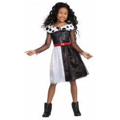 Kids Disney Cruella Costume Official
