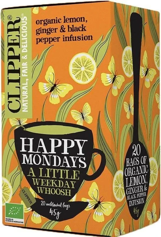 Clipper Organic Happy Mondays Infusion 20 Bags 3 Clipper Organic Happy Mondays Infusion 20 Bags