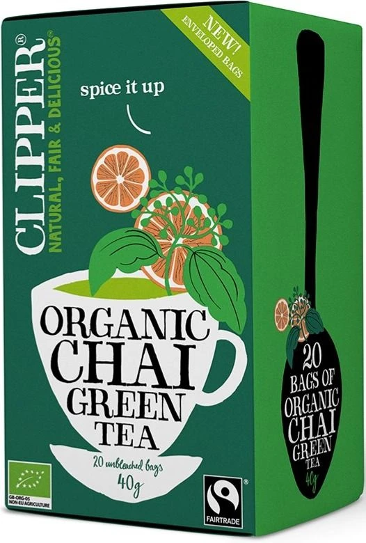 Clipper Organic Chai Green Tea 20 Bags 3 Clipper Organic Chai Green Tea 20 Bags
