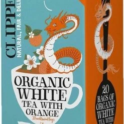 Clipper Organic White Tea With Orange 20 Bags