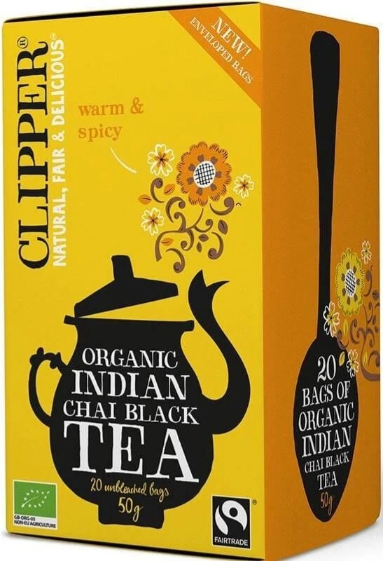 Clipper Organic Indian Chai Black Tea 20 Bags 3 Clipper Organic Indian Chai Black Tea 20 Bags