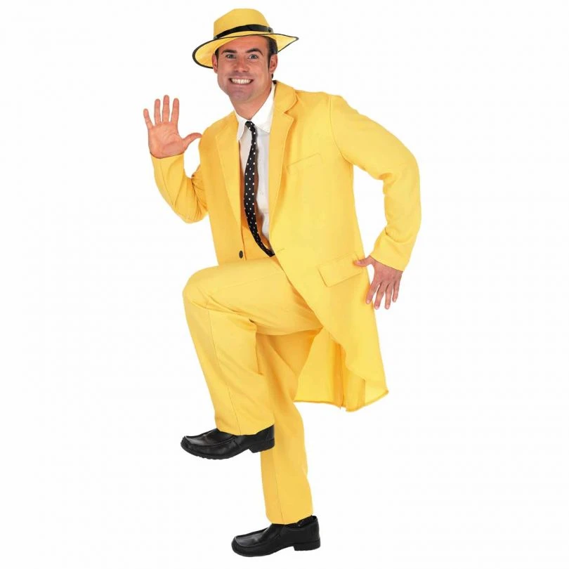 Mens Yellow Suit Costume 3 Mens Yellow Suit Costume