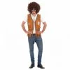 Mens Hippie Fringed Waistcoat Costume -Clipper Teas shop 5055305433676.main