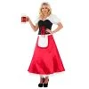 Womens Red Oktoberfest Dirndl Costume