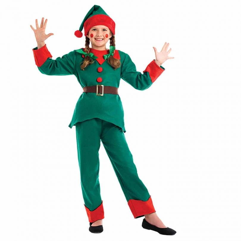 Kids Christmas Elf Costume 3 Kids Christmas Elf Costume