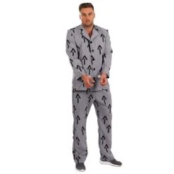 Mens Arrow Print Prisoner Costume