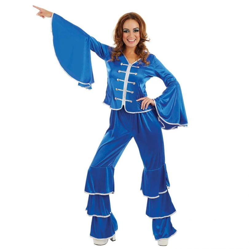 Womens Dancing Queen Blue Costume 3 Womens Dancing Queen Blue Costume