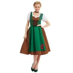 Womens Traditional Oktoberfest Dirndl Costume