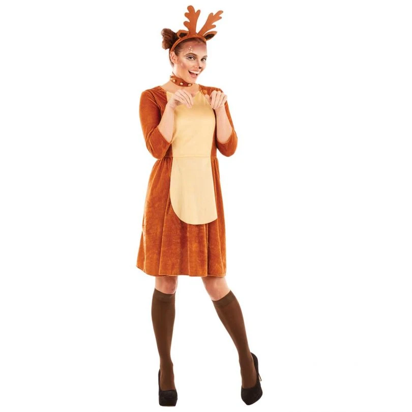 Womens Reindeer Costume 3 Womens Reindeer Costume