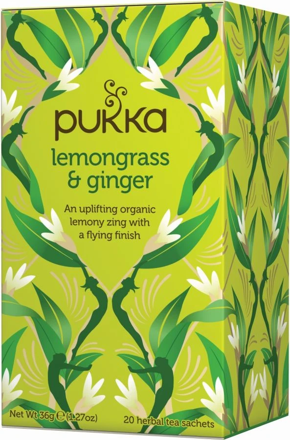 Pukka Organic Lemongrass & Ginger 20 Tea Bags 3 Pukka Organic Lemongrass & Ginger 20 Tea Bags