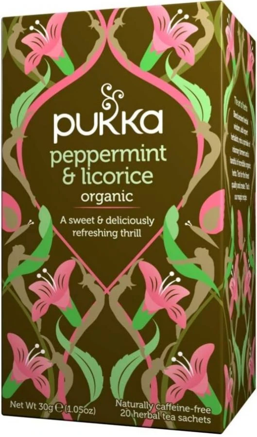 Pukka Organic Peppermint & Licorice 20 Tea Bags 3 Pukka Organic Peppermint & Licorice 20 Tea Bags