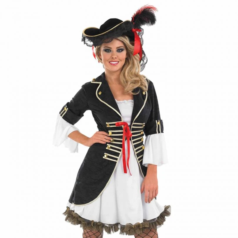 Womens Buccaneer Pirate Costume 4 Womens Buccaneer Pirate Costume - Image 2