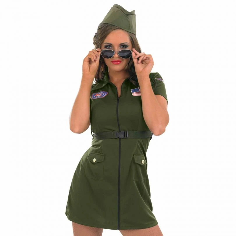 Womens Fighter Pilot Costume 5 Womens Fighter Pilot Costume - Image 3