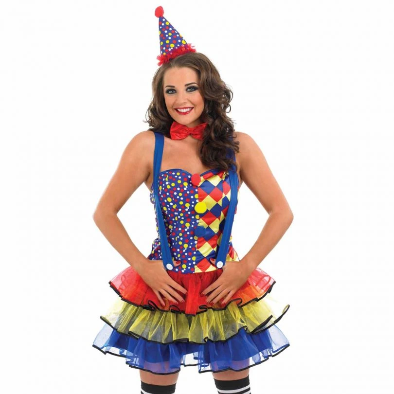 Womens Sexy Clown Costume 4 Womens Sexy Clown Costume - Image 2
