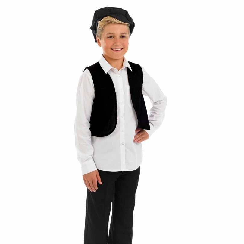 Kids Victorian Waistcoat & Cap Costume 5 Kids Victorian Waistcoat & Cap Costume - Image 3
