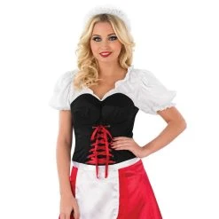 Womens Red Oktoberfest Dirndl Costume 7 Womens Red Oktoberfest Dirndl Costume -Clipper Teas shop 5 0 5055305455500.pt01