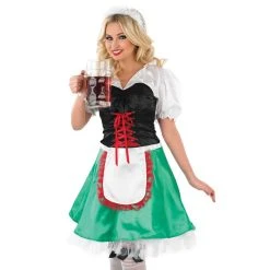 Womens Green Oktoberfest Dirndl Costume 9 Womens Green Oktoberfest Dirndl Costume -Clipper Teas shop 5 0 5055305455555.pt01