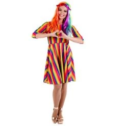 Womens Pride Rainbow Dress Costume -Clipper Teas shop 5 0 5055305480304.main