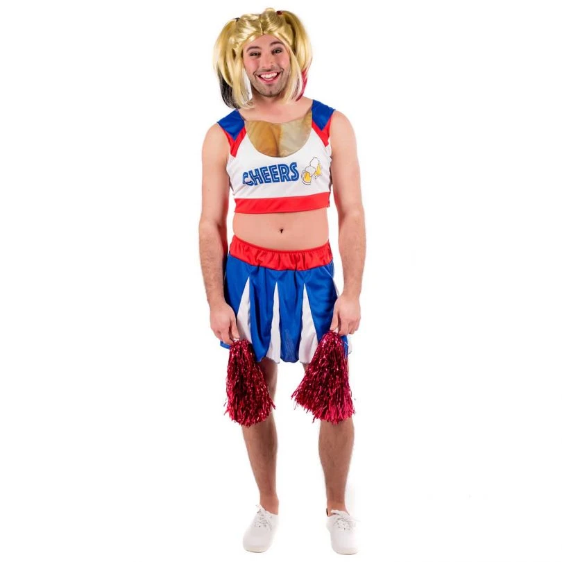 Mens Cheerleader Costume 4 Mens Cheerleader Costume - Image 2