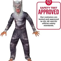 Kids Deluxe Werewolf Costume -Clipper Teas shop 61a6gw8tc8l. ac ux679