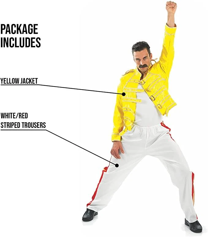 Mens Rock Legend Costume 5 Mens Rock Legend Costume - Image 3