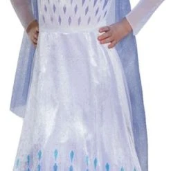 Kids Disney Frozen Snow Queen Elsa Deluxe Costume