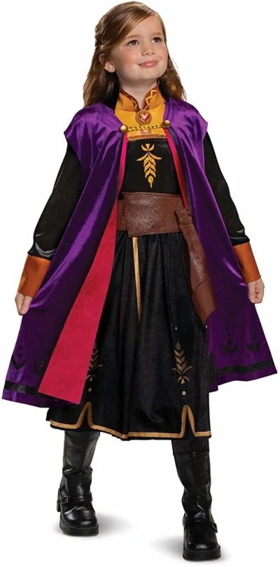 Kids Disney Frozen 2 Anna Travelling Deluxe Costume 3 Kids Disney Frozen 2 Anna Travelling Deluxe Costume