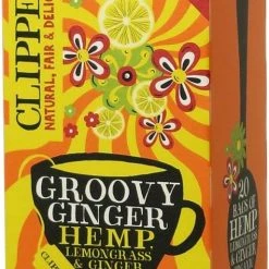 Clipper Organic Groovy Ginger - Hemp, Lemongrass & Ginger Infusion 20 Bags