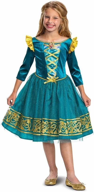 Kids Disney Princess Merida Deluxe Costume 3 Kids Disney Princess Merida Deluxe Costume