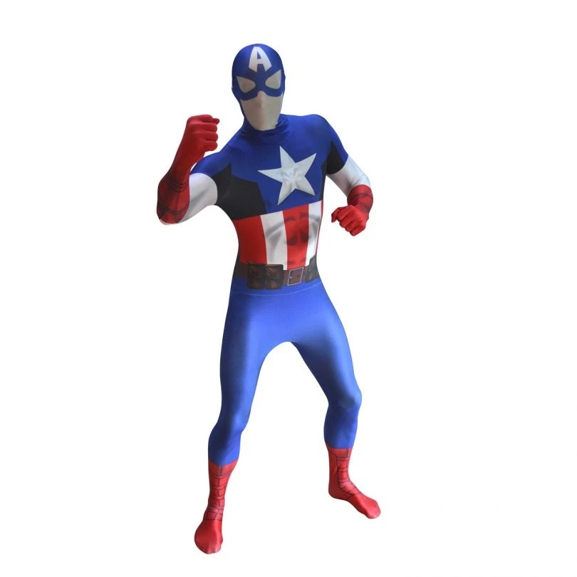 Deluxe Captain America Morphsuit 3 Deluxe Captain America Morphsuit