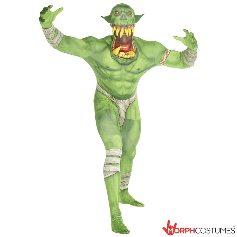 Jaw Dropper Orc Morphsuit - Green 3 Jaw Dropper Orc Morphsuit - Green
