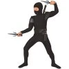 Kids Black Ninja Costume 1 Kids Black Ninja Costume -Clipper Teas shop 887513033035.main