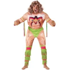 Mens Ultimate Warrior WWE Wrestler Costume