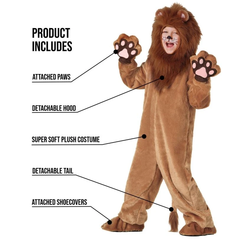 Kids Lion Deluxe Costume 7 Kids Lion Deluxe Costume - Image 5