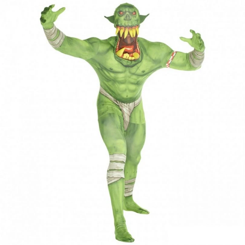 Jaw Dropper Orc Morphsuit - Green 6 Jaw Dropper Orc Morphsuit - Green - Image 4