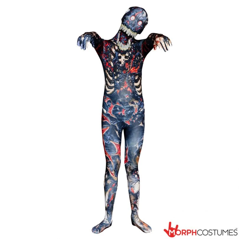 Kids Jaw Dropper Burnt Zombie Morphsuit 5 Kids Jaw Dropper Burnt Zombie Morphsuit - Image 3