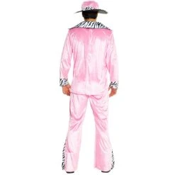 Mens Pimp Daddy Costume Pink -Clipper Teas shop 8 8 887513037538.pt01
